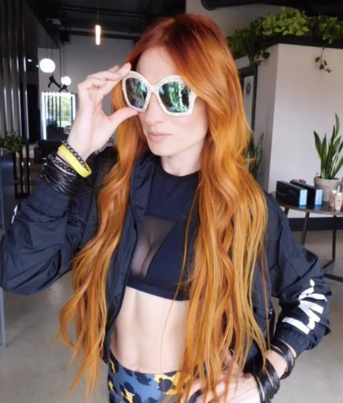 WWE Raw: Becky Lynch Sporting Long Hair During 2022 Injury Hiatus 2