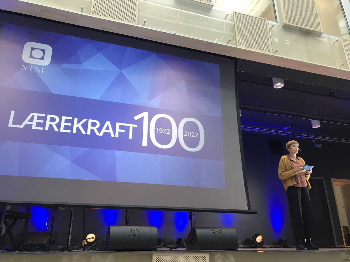 100 år med lærerutdanning i Trondheim feires ved @SUfakultetet <a href="/NTNU/">NTNU</a>