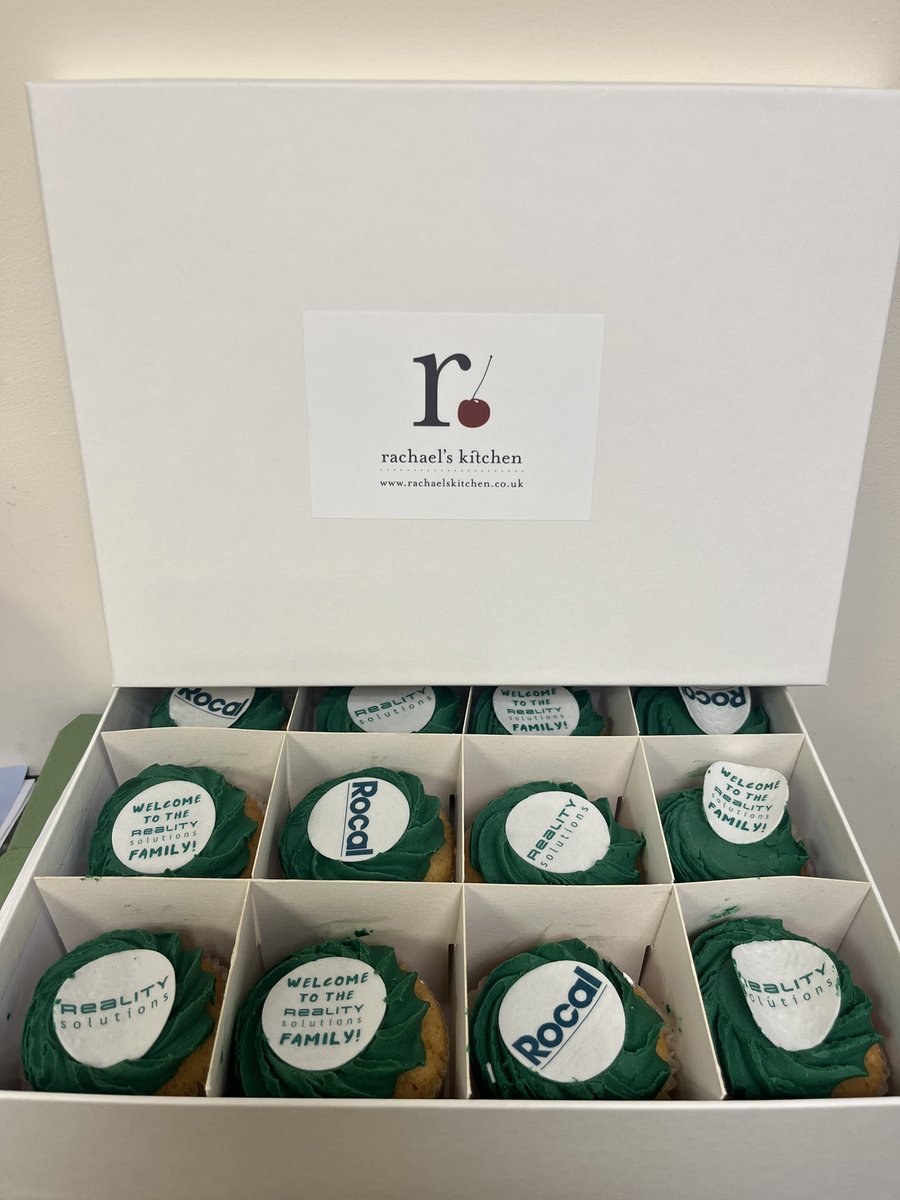 kerriwalker30's tweet photo. Office goodies! Thank you @Reality_SageIT for our yummy treats 🧁 Happy team this morning 😃 @RocalGroup https://t.co/bGcFVuvbqe