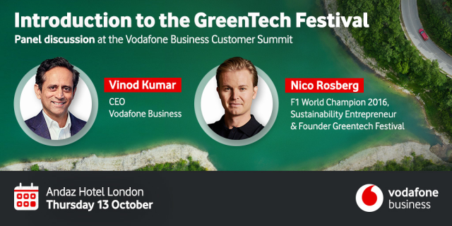 DebsCat's tweet photo. F1 World Champion 2016 and green technology entrepreneur, Nico Rosberg, will join our CEO in an electrifying panel discussion at the @VodafoneBiz Customer Summit. Tickets are limited, don’t miss out: https://t.co/QVZE0FuEzb https://t.co/LtEmuQiDIr