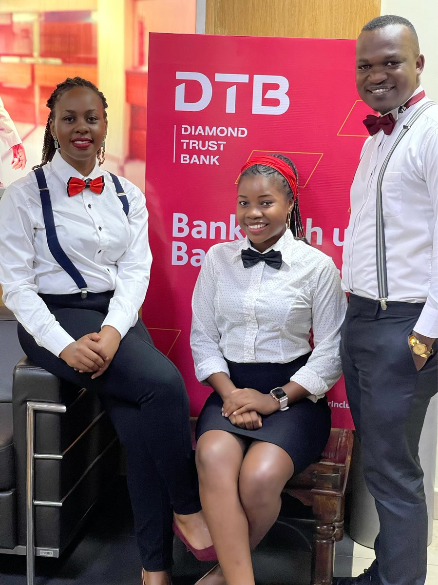 dylan_queeness's tweet photo. Celebrating customer service week @dtb_uganda main branch. Always ready to serve you! Happy customer service week. #CustomerServiceWeek #BankWithUsBankOnUs #bowtieaffair #atouchofred https://t.co/8lslaBjAah