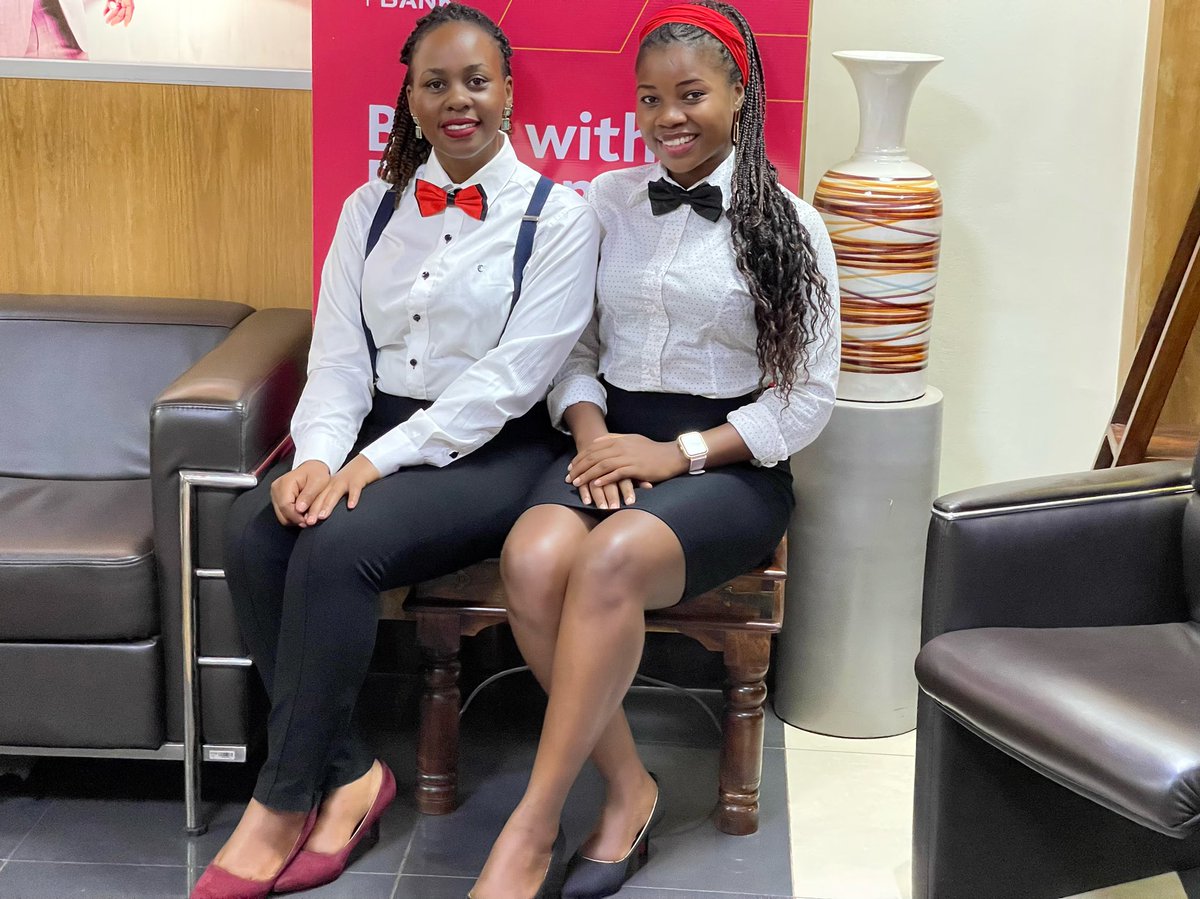dylan_queeness's tweet photo. Celebrating customer service week @dtb_uganda main branch. Always ready to serve you! Happy customer service week. #CustomerServiceWeek #BankWithUsBankOnUs #bowtieaffair #atouchofred https://t.co/8lslaBjAah