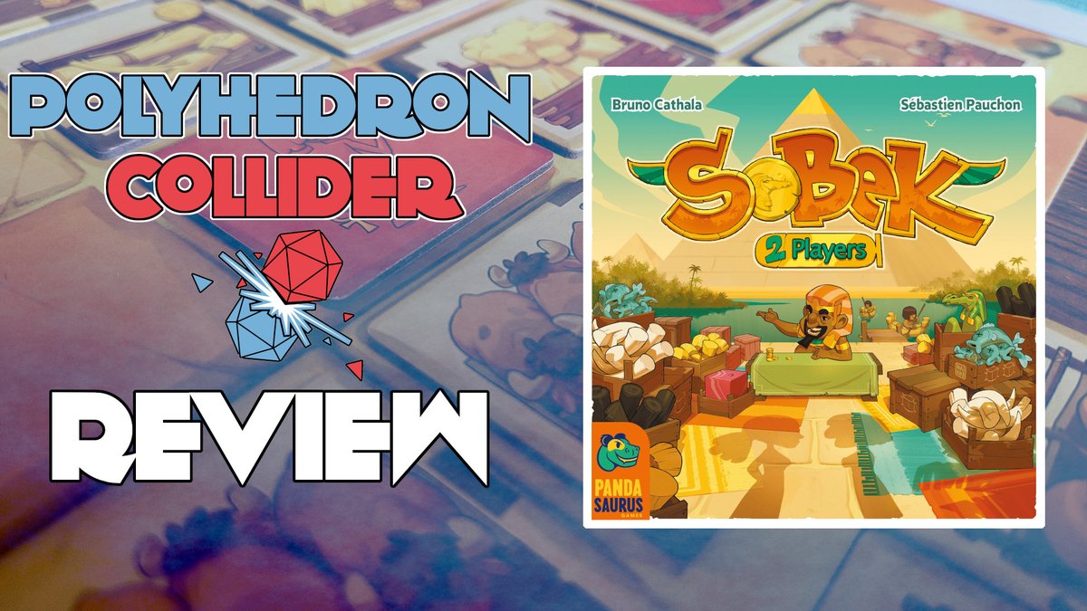 PolyhedronC's tweet image. Sobek 2 Players Review 

This game is a great balancing act.  Trying to find a balance between getting what you want but preventing your opponent from doing the same.  

polyhedroncollider.com/2022/10/sobek-…

Published by @HachetteBGUK, @Pandasaurusgame, @CatchUpGames