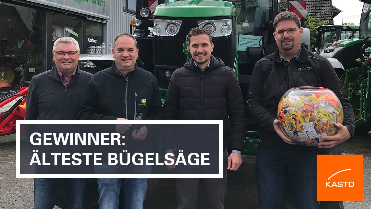 KASTOGmbH's tweet photo. Eine der ältesten KASTO-Bügelsäge im Einsatz stand zum Zeitpunkt der Bewerbung bei der Firma Gartner GmbH in Gamshurst - sozusagen in der der Nachbarschaft. Bei der #Bügelsäge handelte es sich um eines der ersten Modelle.
#Metallbügelsäge #KASTO #langlebig #Jubiläum https://t.co/5XMYt4DvvW