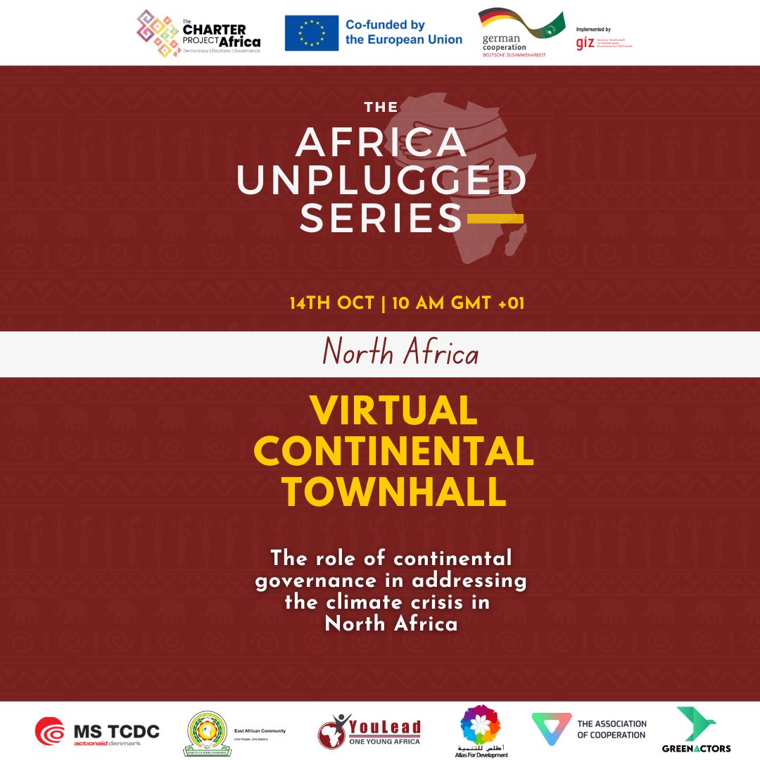 Join us for the #AfricaUnplugged virtual town hall to explore the role of good governance in addressing the climate crisis in Northern Africa. Your voice matters! Register at bit.ly/NorthernAfrica…