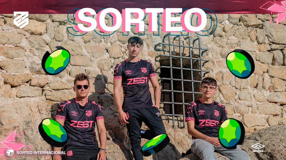 🎁 PRIMER DÍA DE SORTEOS EXPRESS 🎁

- 3 camisetas ZEST y 3 packs de 170 gemas -

🍀 REQUISITOS 🍀

- Dar RT a este tweet.
- Seguir a <a href="/zerozoneclub/">.</a> y <a href="/UmbroIberia/">Umbro España & Portugal</a> 
- Mencionar a un amigo

Damos el ganador en 24 horas. 

#SiempreZEST