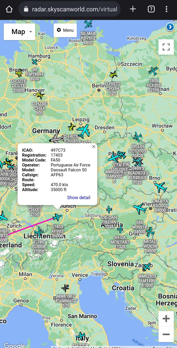 scan_sky's tweet photo. Spanish Air Force πͺπΈ - Falcon 900 - T.18-1 - #AME4557 - Spanish Prime Minister, Pedro SΓ‘nchez
Government Of Slovakia πΈπ° - A319-115X - OM-BYA - #SSG002
Portuguese Air Force π΅πΉ - Falcon 50 - 17403 - #AFP63 - Portuguese Prime Minister, AntΓ³nio Costa https://t.co/QrTPe87lJ4
