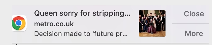 Bloody hell, Liz. It's all coming out now