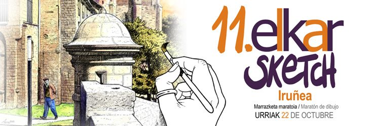 elkar's tweet photo. #elkarSketch | Bagatoz 11.elkarSketch-aren berri ematera! Datorren urriaren 22an ospatuko dugu Iruñean eta izen-ematea urriaren 20ra arte dago zabalik! Anima zaitez!

👉INFO +: https://t.co/AR8sIlU6yy
👉Izen-ematea: https://t.co/fZlSs3KCdc

#elkarsketch #elkarleire #moleskine https://t.co/96PVWQRC7i