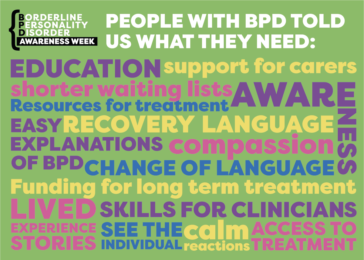 OzBPD's tweet photo. Who better to listen to than those with expertise. People living with BPD, carers who support &amp; people who love those living with BPD share with us the supports that are most needed and most effective. ⁠
⁠We ALL can make a difference to those whose lives are most impacted⁠ https://t.co/MWXzAaN9rq