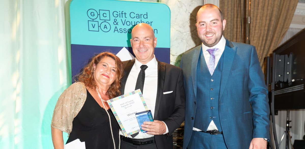 GreenGiftCards's tweet photo. We are so proud of our Founder and Managing Director, @grahamlycett for receiving the Honoured Industry Contributor at the @GCVA_ Hall of Fame Awards. 

Graham has worked tirelessly to remove unnecessary plastic from the gift card industry. 
https://t.co/5JO3HruNeY https://t.co/g5HdtwQQBf