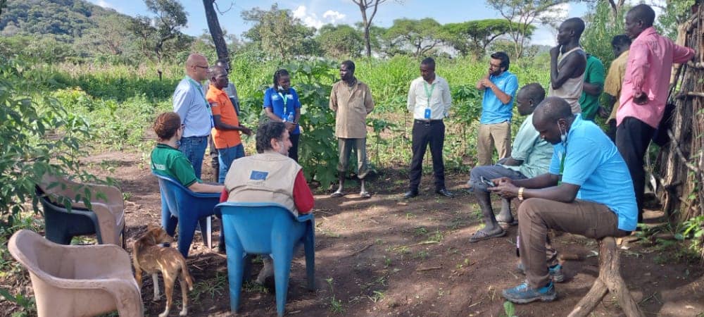 NLinSouthSudan's tweet photo. Thank you for the efforts @FondazioneAVSI South Sudan you are doing for #RURALSS project! Some pics from their Logire Cooperative visit. We acknowledge access constraints that are faced by our partners &amp; why we also work on feeder roads with @WFP_SouthSudan @IFAD #foodSecurity https://t.co/EUGFyCZBdv