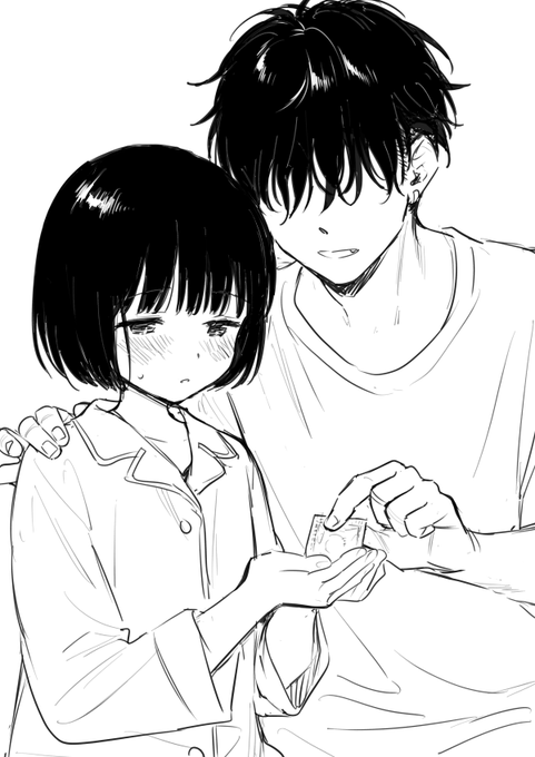 設定的に必要ないんだけどわざとゴム着けさせようとするプレイもそのうち描いてみたい〜 