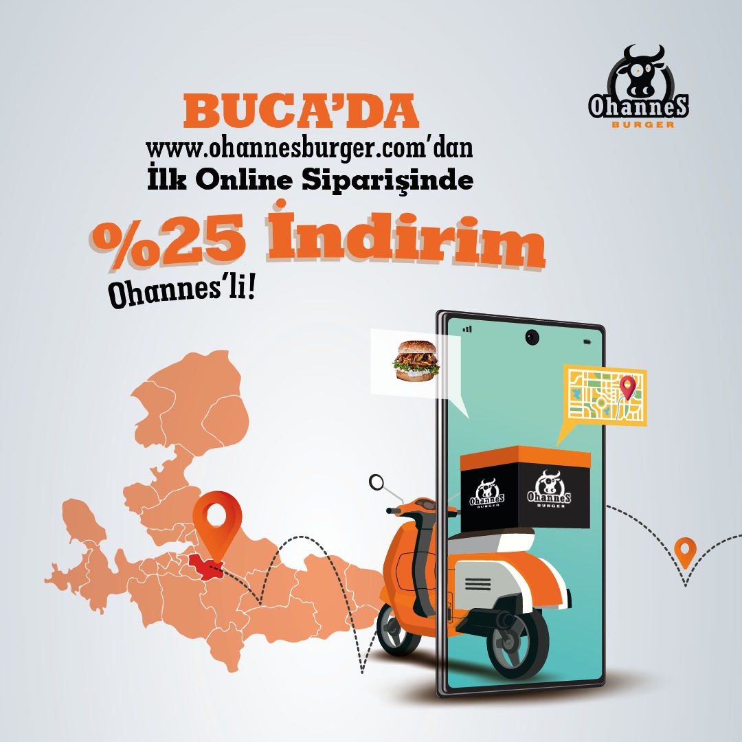Ohannes_Burger's tweet photo. Ohannes dedirten lezzetler artık bir tık daha yakınında! Buca’da https://t.co/wp5eEw27ET’dan vereceğin ilk online siparişte %25 indirim Ohannes’li!

#ohannesburger #burgerstore #burgerday #burger #burgerlovers #buca #izmirbuca #onlinesipariş https://t.co/wcu8Djmsxe