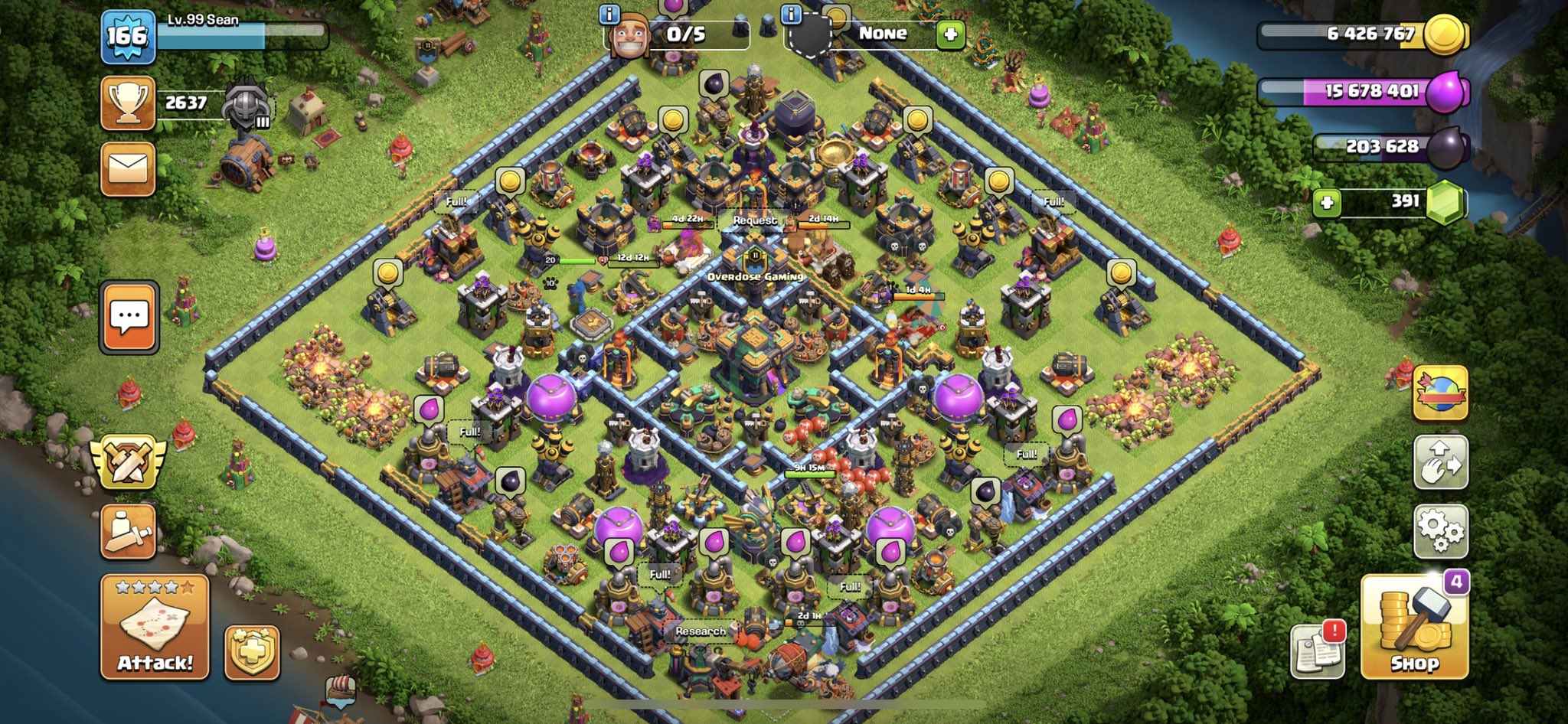 Sean! on Twitter "Thank you ClashOfClans for the Hammer Jam event 🥰🥰