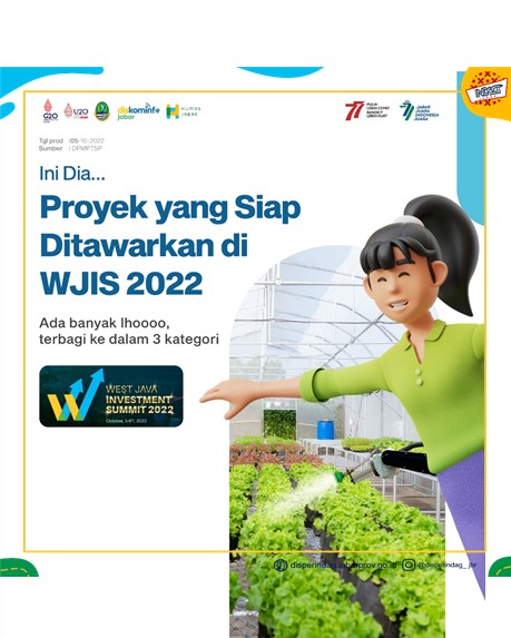 indagjabar's tweet photo. Ada 3 kategori proyek yang siap ditawarkan dalam WJIS 2022 🤩
Semua proyek yang ditawarkan bukan hanya untuk kemajuan tapi juga untuk kesejahteraan wargi terluvvv 🤗

@ridwankamil
@dpmptspjabar 
#JabarJuara #RidwanKamil #WJIS2022 #SecuringTheNewFuture #JabarGreenInvestment https://t.co/FLZnppZLw6