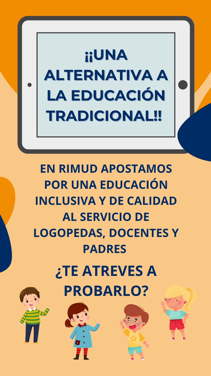 ¡RIMUD es una alternativa a la educación tradicional!

🔎 Entra en nuestra web y crea un usuario para poder personalizar.
rimud.com 

#Logopedia #EdTech #TICs #Innovación #aprendizaje #recursoseducativos #recursosparamaestros #innovation #learning #learn #inclusión