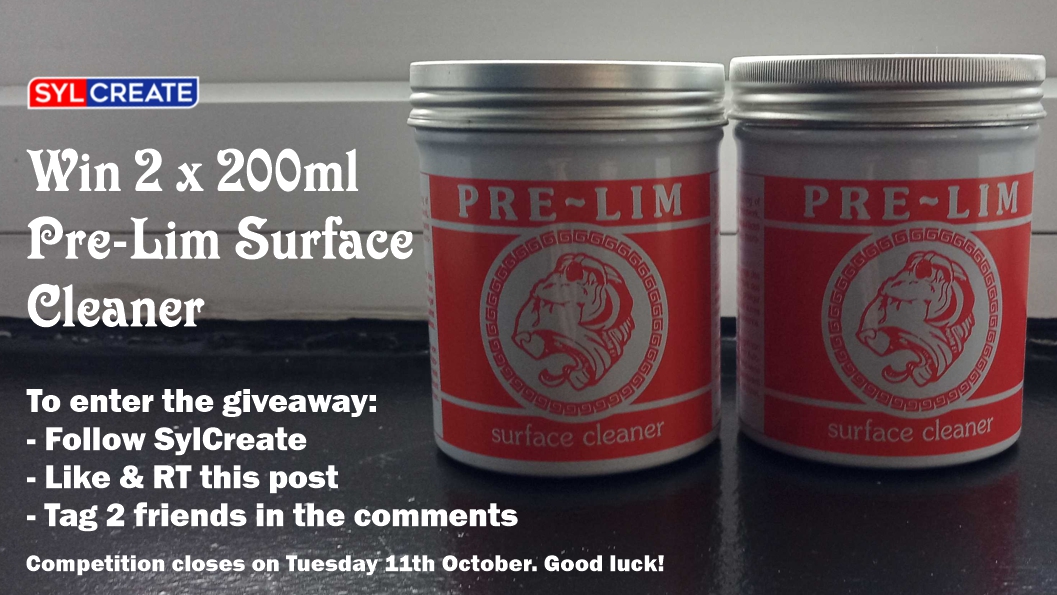 SylCreate's tweet photo. 🎉 FREEBIE FRIDAY COMPETITION 🎉

Make fine-art surfaces SHINE with Pre-Lim Surface Cleaner. We are giving away 2 x 200ml tins this #FreebieFriday. To enter:

➡️ Follow @SylCreate
🔁 RT this post
👍 Like this post
👬 Tag 2 friends

#Cometition closes on 11/10. Good luck 🤞 https://t.co/Pc6Gpa9alA