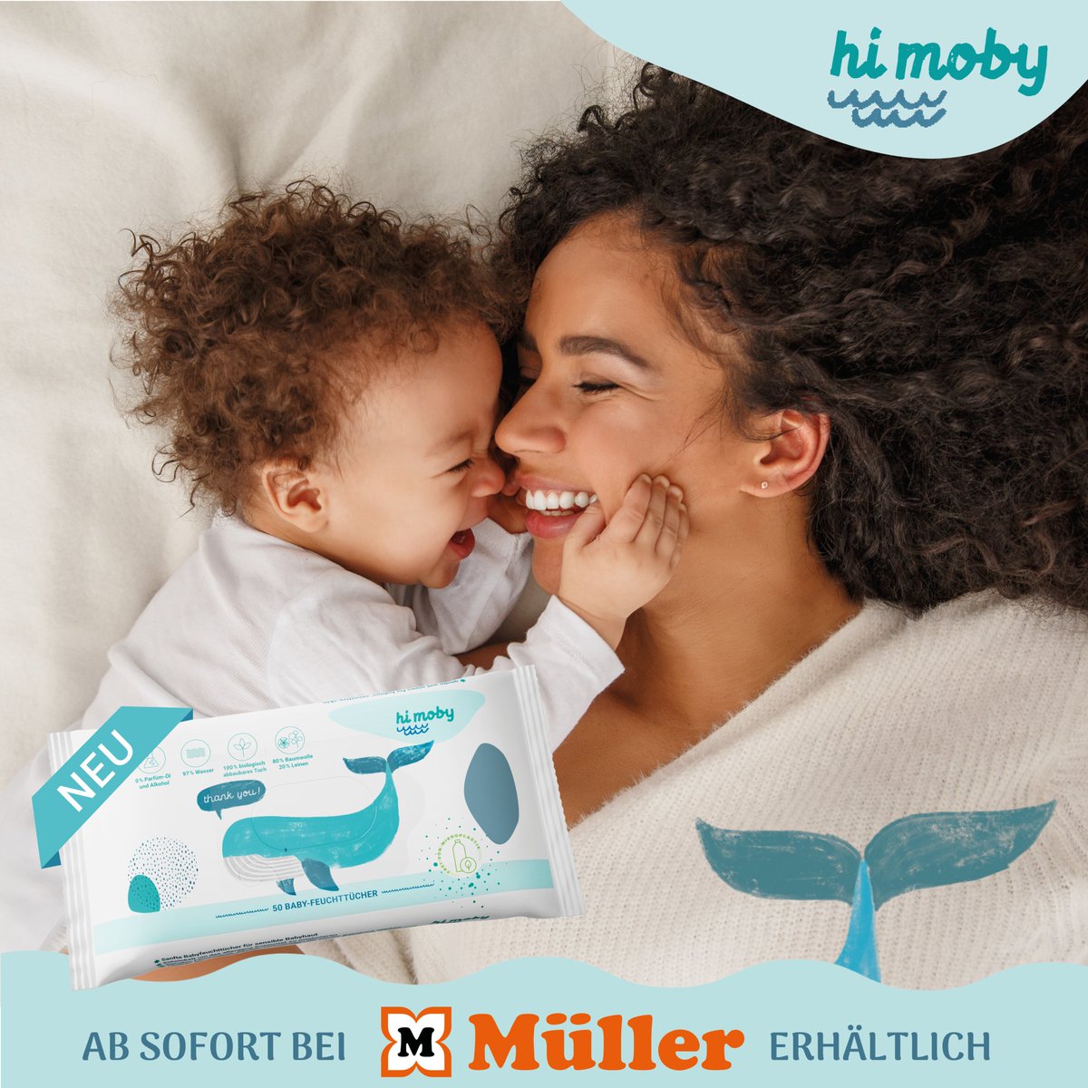 Schenke deinem Baby einen Grund zum Strahlen 😊

Unsere nachhaltigen Babyfeuchttücher sind für sensible Babyhaut entwickelt worden, damit sich dein Baby bei der Pflege rundum wohlfühlt. 

JETZT in Deiner Müller-Filiale und im Onlineshop erhältlich: lnkd.in/eMZxczSC