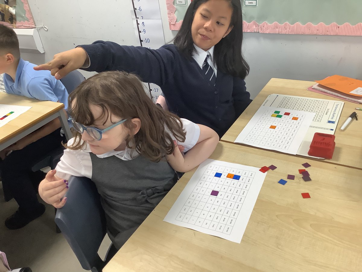 MossvaleP's tweet photo. P5 using gattegno boards to consolidate their knowledge of place value &amp; trying out addition calculations➕Lots of struggles🧠 but determination  to keep going💪Next stop, subtraction➖ #mathsmindset   @MrBarrettd @galbar2018 @joboaler @AttainRen https://t.co/VIquWEuKCC