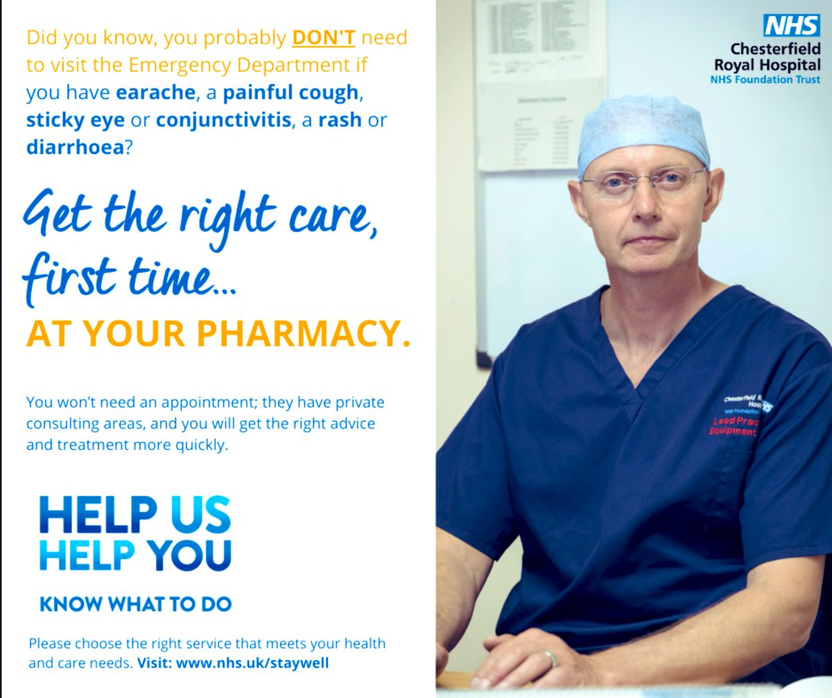 royalhospital's tweet photo. Do you know the best place to go when you need the NHS? #helpushelpus and get to the #rightplacefirsttime by knowing what our different offers are… #ED #rightcarefirsttime #helpushelpyou #TeamCRH #retweet https://t.co/IlAAK7dBTr