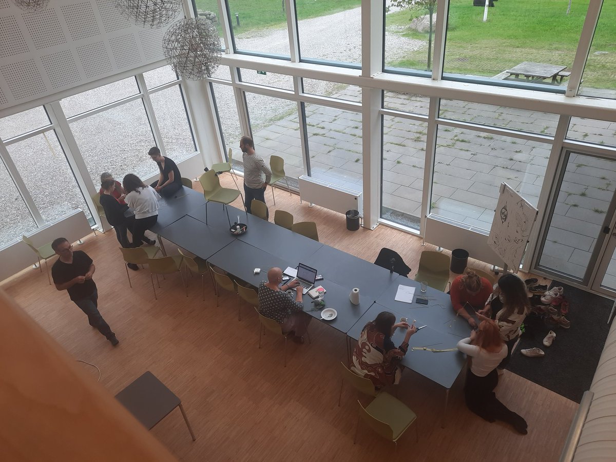 This year's #EMCA PhD bootcamp in Svanninge Bjerge in Denmark has come to an end 😥 Thank to all of the participants for contributing with their insights🤓, openness - and cooking skills 😋