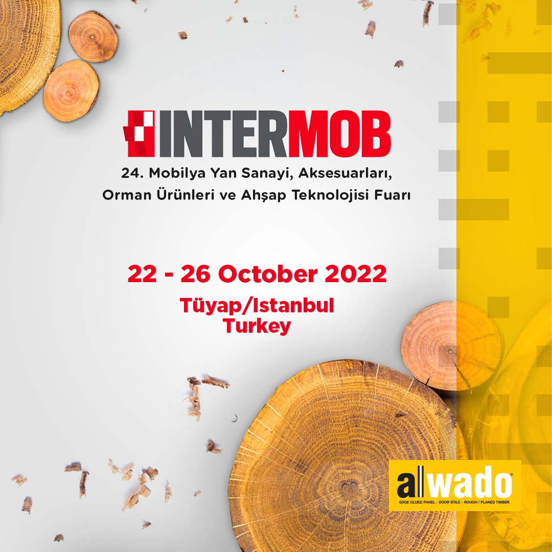 alwadocom's tweet photo. Which will be held on October 22-26, 2022 at the Tüyap Fair and Congress Center; this show bringing together new design, trends, industry pioneers and world brands  and We will be. We would be happy to seeing you in intermob 2022 exhibition.
#almado #intermobfuarı2022 #wood https://t.co/voBsHckQwA