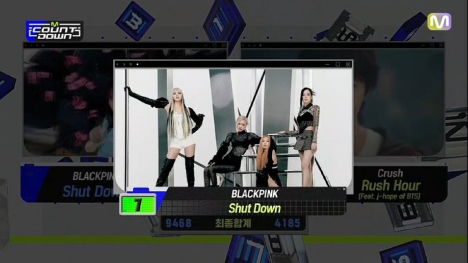 —Shut Down Mnet M! Countdown programında 7. birinciliğini aldı.