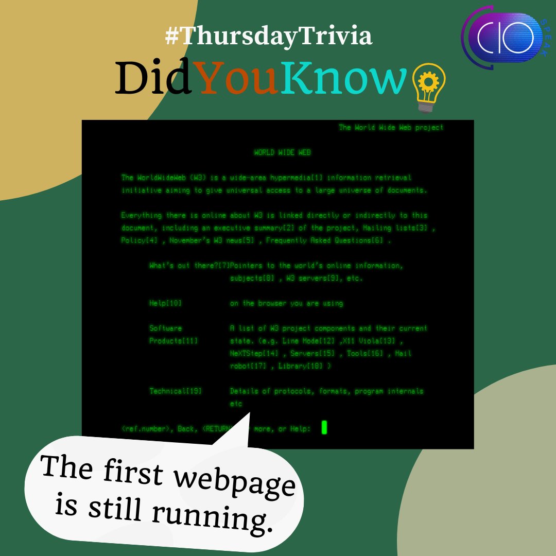 SpeakCio's tweet image. The Birth of the Web:
The World Wide Web was invented by #Britishscientist Tim Berners-Lee in 1989 while working at #CERN("Conseil Européen pour la Recherche Nucléaire", or European Council for Nuclear Research, a provisional body founded in 1952 with the mandate of...