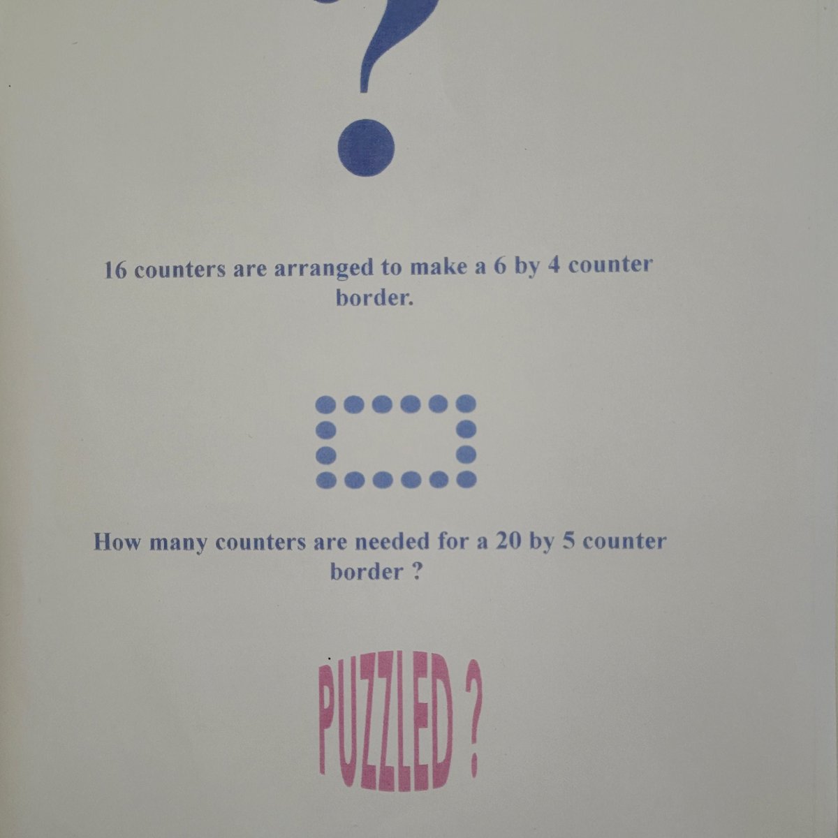 This week's Maths Dept puzzle of the week! Students can answer the puzzle and win a prize!