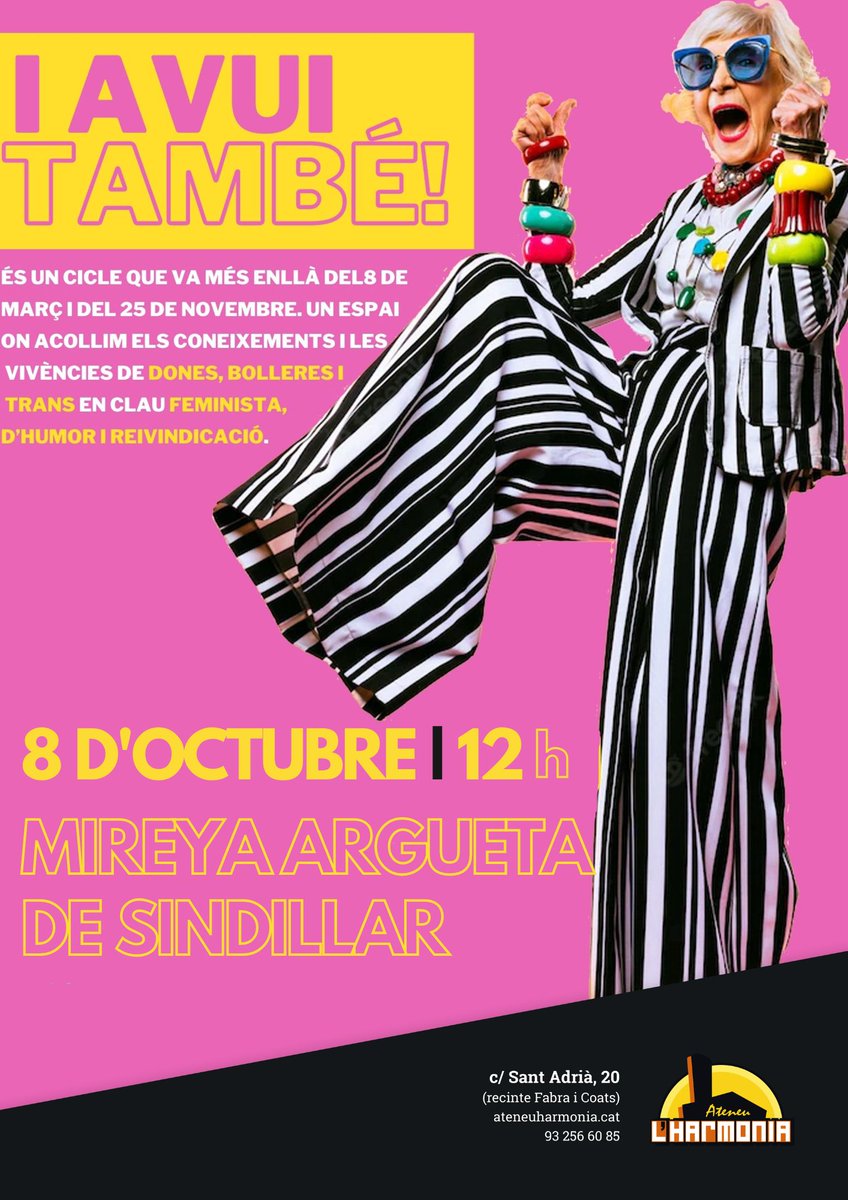 AteneuHarmonia's tweet photo. Ja sentim el cap de setmana més a prop i aquest dissabte tenim dues propostes que hem treballat amb molta estima. 💜

👀El 8/10 a les 12 h torna una nova entrega del "I avui, també!" amb @SINDILLAR on parlarem sobre com afecta la reforma laboral a les cuidadores de la llar. 

👇 https://t.co/N9s7CaLqed