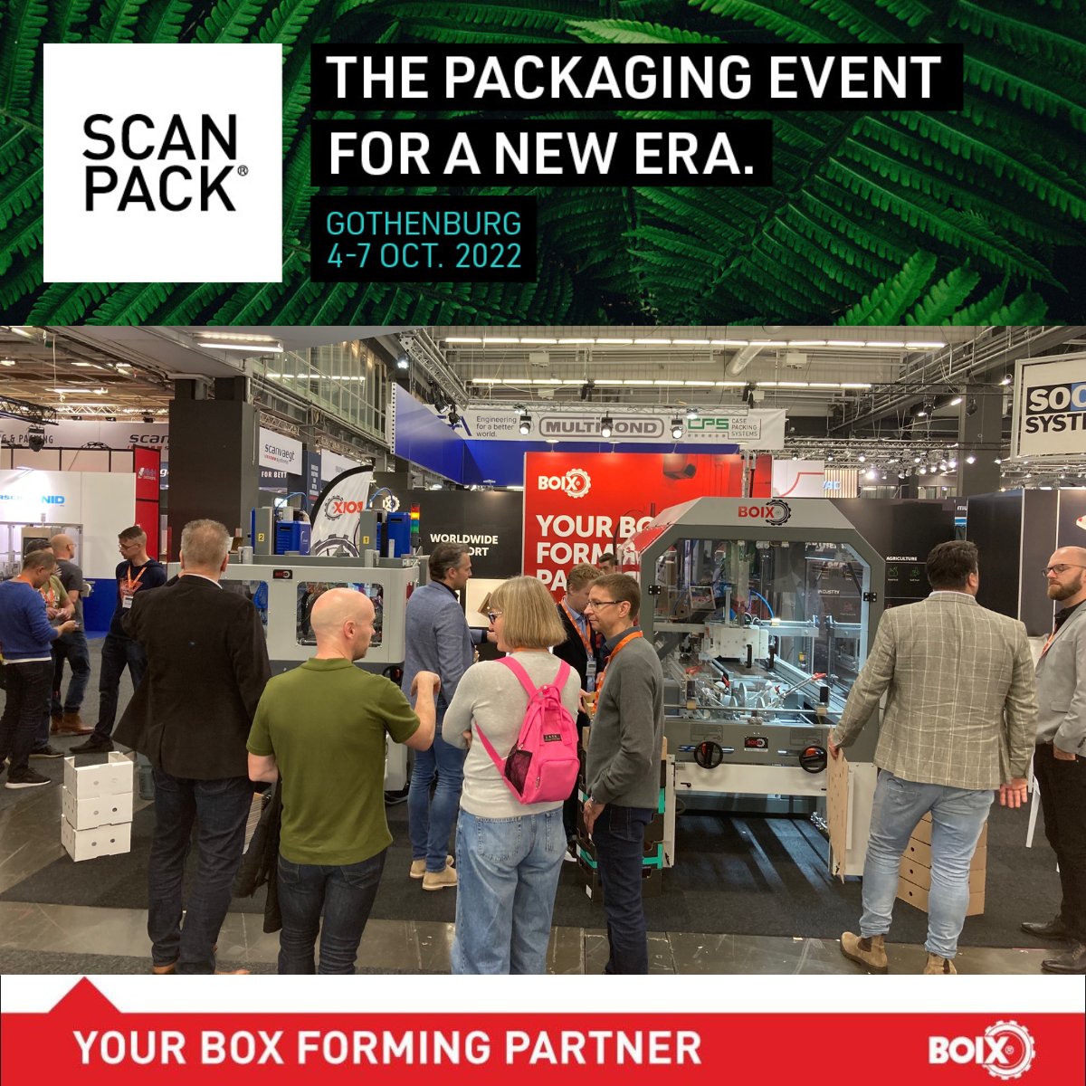 Boixboxforming's tweet photo. 3th day at the @scanpack in beautiful #Göteborg!
Don’t miss your opportunity to meet our sales team in the booth B02:60, https://t.co/7hJhbO91UD

#Boix #yourboxformingpartner #packagingmachines #sustainablepackaging #packagingindustry https://t.co/MA3YKcE2qi