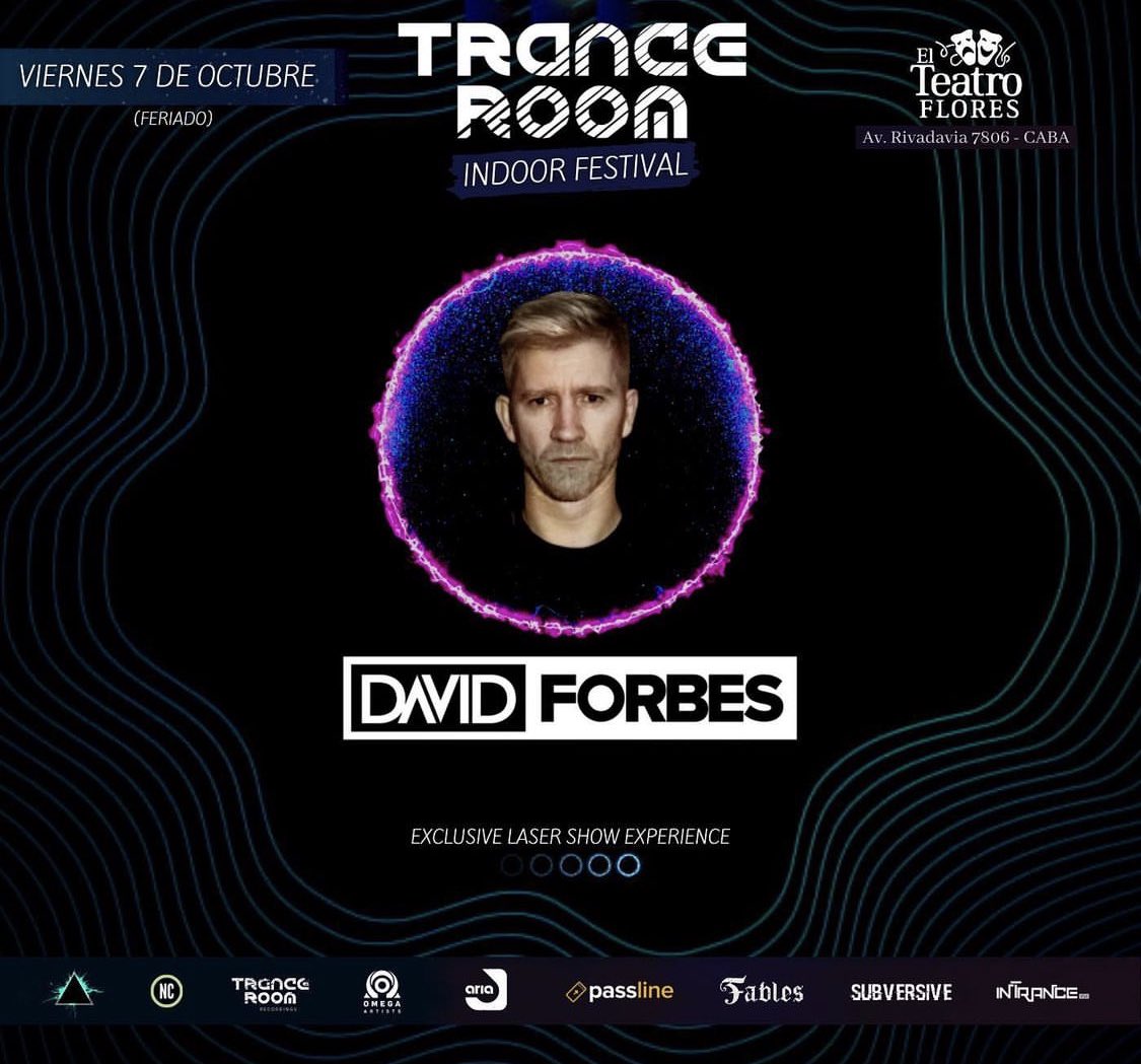 djdavidforbes's tweet photo. Argentina this weekend Friday @TranceRoomBA indoor festival, Sunday OTC @UniclubBA 🇦🇷🇦🇷🇦🇷 https://t.co/PCR6fIlI2M