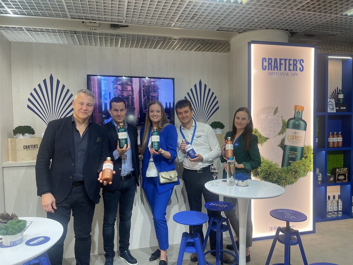 craftersgin's tweet photo. Our amazing team🤩 
Great to be here @TFWAnews. 
👉You can find us in Blue Village, B4. https://t.co/RM8sNVj04l