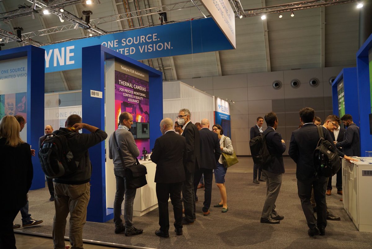 Lumenera's tweet photo. The Teledyne Booth has been packed this week at Vision Stuttgart. Come by to ask us about your next embedded vision application. Booth 8B10.

#VisionSTR #Vision2022 #machinevision https://t.co/fM7jho3nSB