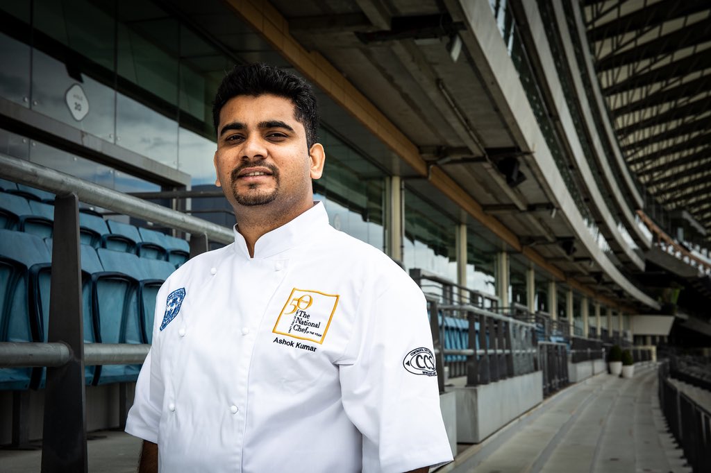 It’s fantastic to have <a href="/AshokSharma198/">Ashok Kumar</a> in the final of #NCOTY later this month. You can learn more about his career so far and what made him fall in love with cooking in his bio >> bit.ly/3CaGpFn