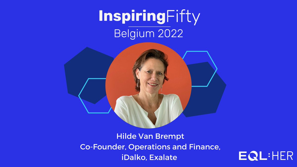 Cheers to our co-founder, @Hilde for being named among the winners of the #InspiringFiftyBelgium2022 award that recognizes the top 50 women excelling in #tech careers in Belgium. 🌟 

#InspiringFiftyBelgium2022 #womenintech #femaletechleaders   #womeninSTEM #diversity #inclusion
