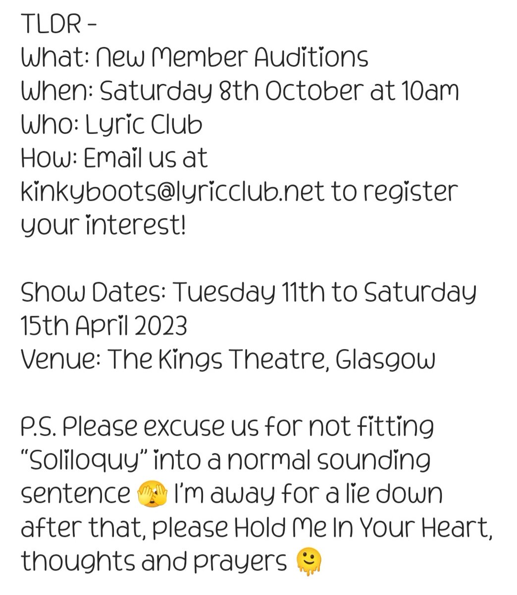 The Lyric Club tweet media