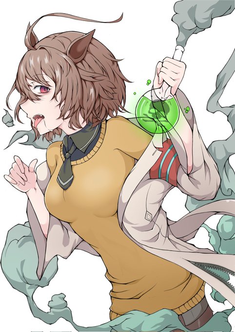 トレーナー君さぁ....

自ら被験体として引き受けるって聞いたけど......。
#ウマ娘プリティダービー 
#ウマ娘
#アグネスタキオン 