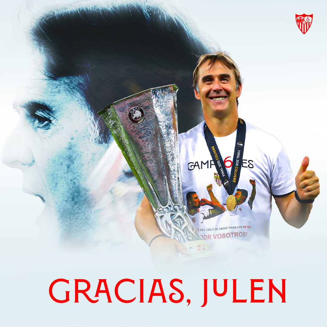 JoseGavilanR's tweet photo. No vi a Lopetegui marcharse así de España y del Real Madrid. A ver si la prensa capitalina también reconoce el homenaje que le ha hecho el #SevillaFC en el día de hoy a un técnico que llegó con muchas dudas desde muchos sectores por su pasado, y se marcha como un sevillista más. https://t.co/XfTTebDkm4