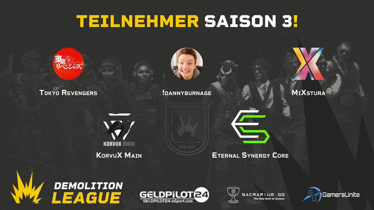 dachcs's tweet photo. Heute gibts ne klasse Auswahl an Teams!
#Demo_League #Saison3 #DACHCSsa https://t.co/enGoGOuGLi