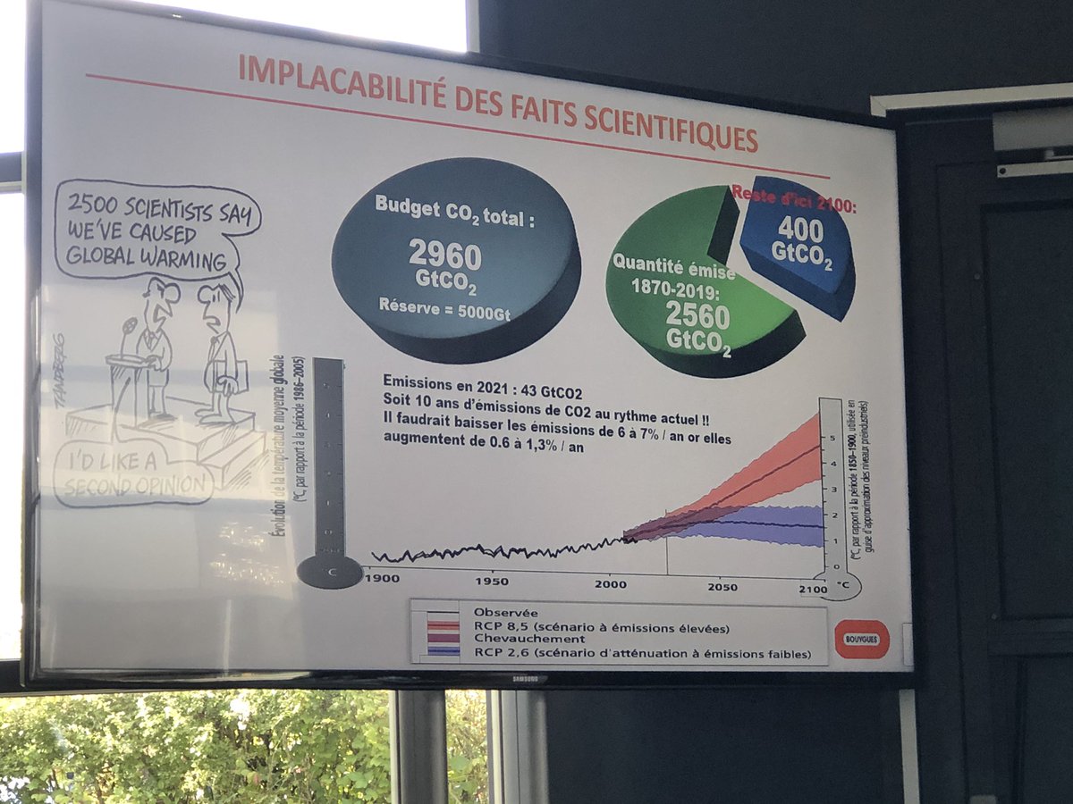 La démarche verte avec <a href="/FBonnifet/">Fabrice Bonnifet</a> de <a href="/GroupeBouygues/">Groupe Bouygues</a> sur l’entreprise contributive. Un bain de réflexion pour agir vite au niveau des entreprises. Merci <a href="/GregoryRoquette/">Gregory ROQUETTE</a> pour ce moment indispensable.