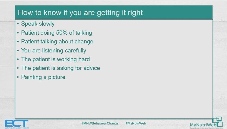 MyNutriWeb's tweet photo. Is the patient doing 50% of the talking in your consultations❓
This can help show the patient is being listened to... shows you are getting it right✔️
#MNWBehaviourChange #MyNutriWeb https://t.co/JGZexv9qiF