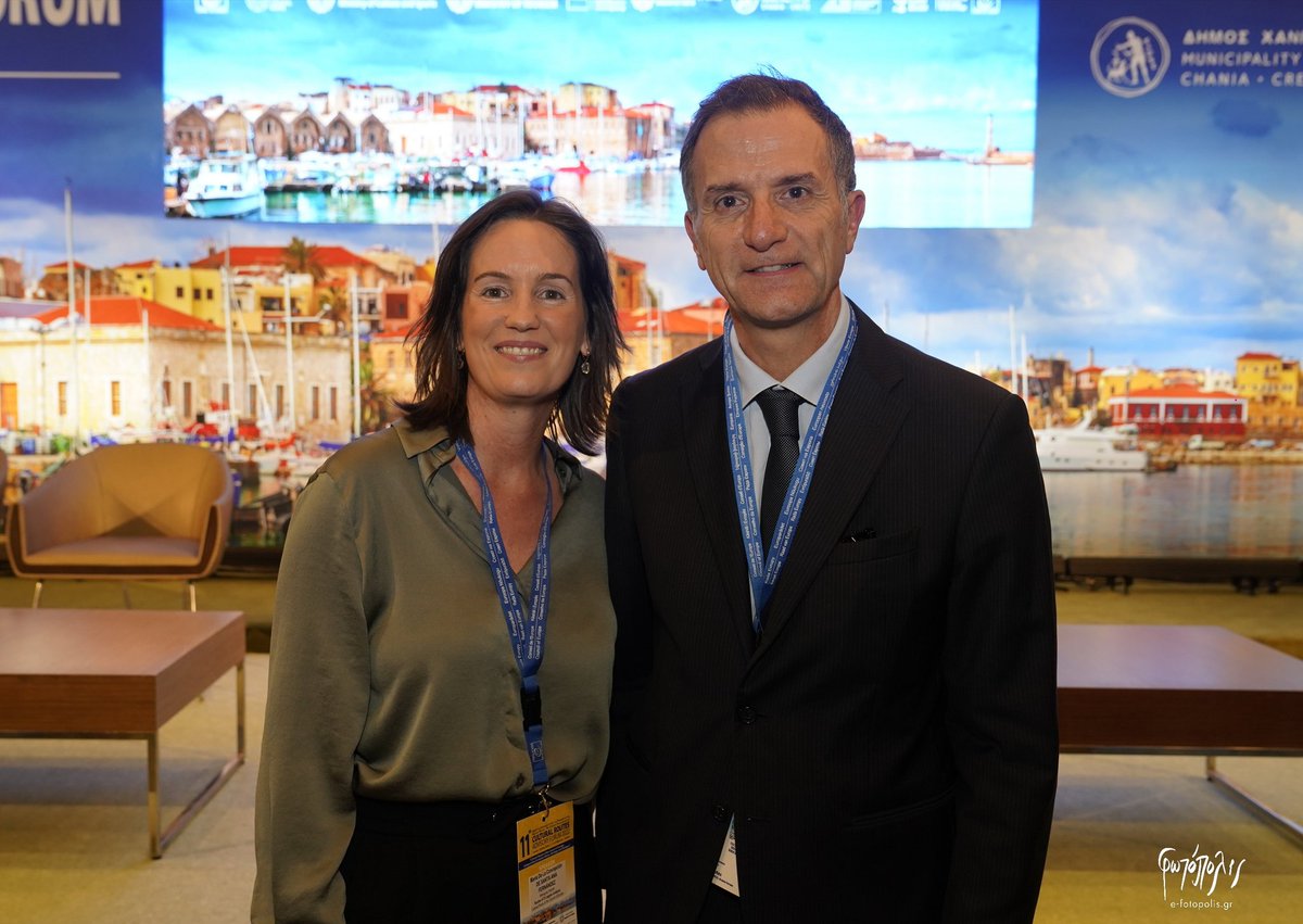 Annual Advisory Forum of the Cultural Routes of the Council of Europe, where <a href="/legadoandalusi/">El legado andalusí</a> is present through its Cultural Routes. Our thanks to the Director, Stefano Dominioni, for his tireless work and the huge success of attendance at this Forum.
#Chania #Creta #Grecia