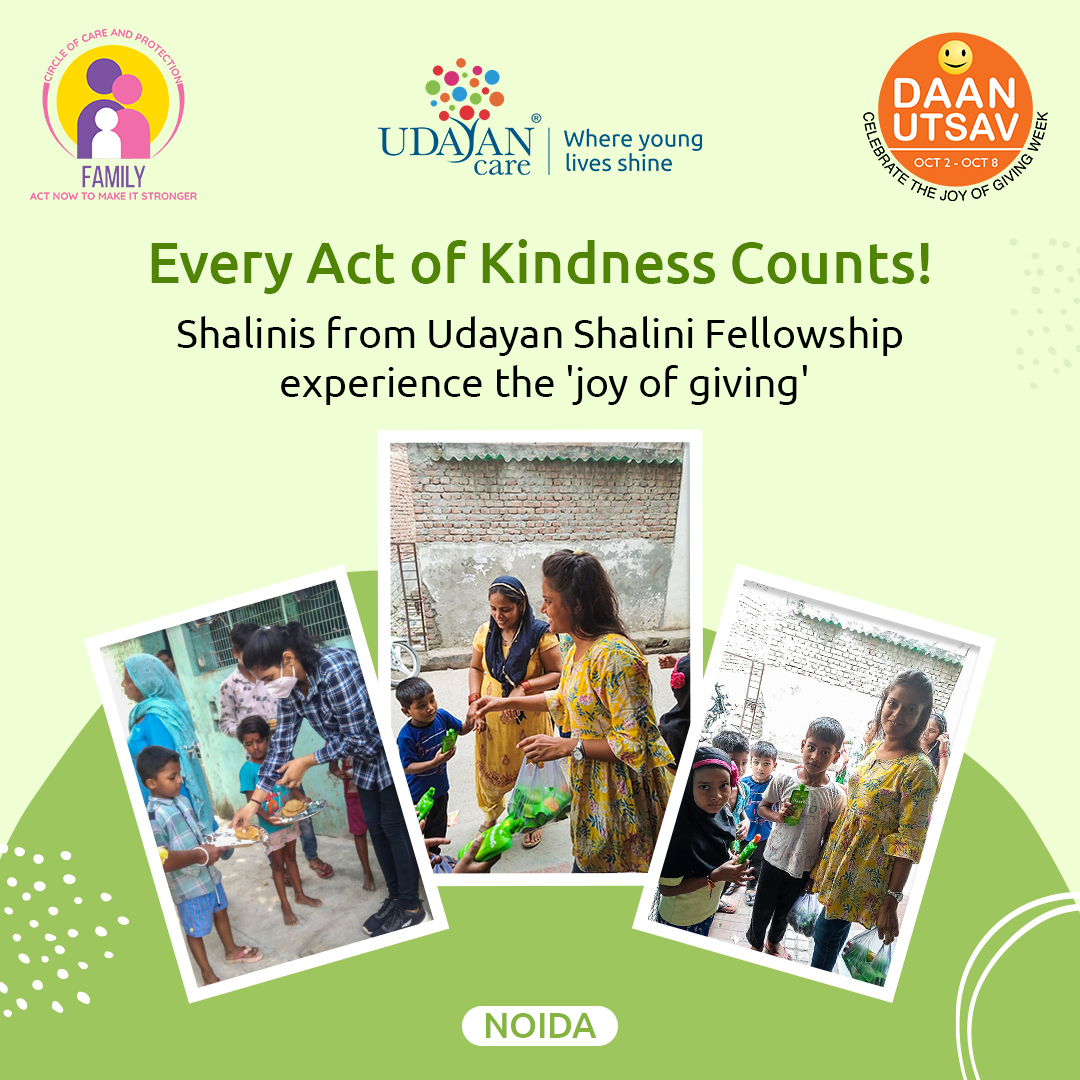 udayancare's tweet photo. This #DaanUtsav while we urge people to donate to Udayan Care, our #Shalinis are taking the initiative to perform different acts of kindness. Will you #support them?
Donate Now
https://t.co/KZbQEXlTcQ https://t.co/xHuyGzNsfC