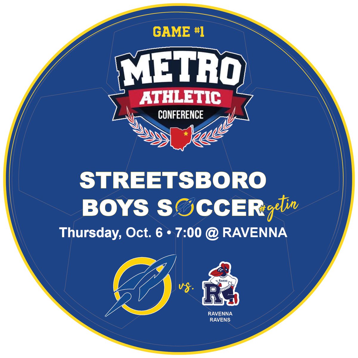 SharonIncorvati's tweet photo. R-β½οΈ-C with a K!
K-E-T with an S!
COME ON OUT and cheer the guys on tonight!
7:00 @ RAVENNA
TICKET LINK
https://t.co/j2aDYNnuDg
#GOROCKETS #MACTournament https://t.co/8YXXu1wKD1