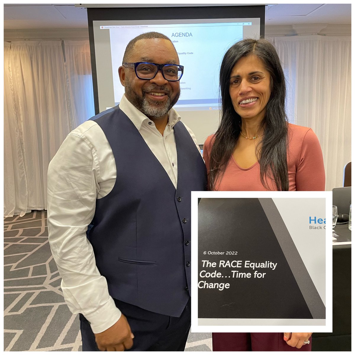 Huge thanks to 🤩 @ashi_williams for driving forward our system commitment on #RaceEqualityCode #AntiRacism <a href="/BlackCountryICS/">Black Country Integrated Care System (ICS)</a> <a href="/KarlGeorgeMBE/">Karl George MBE</a> @RWTHRD <a href="/AdamJRace/">Adam Race</a>