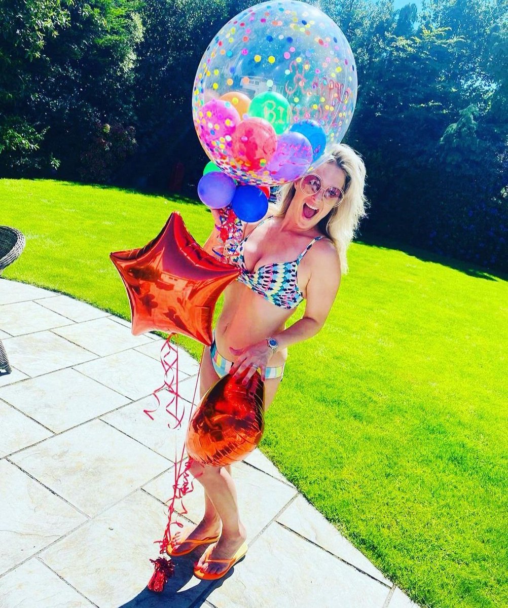 Ce_and_Ba's tweet photo. The English actress Gemma Bissix🇬🇧🎈#gemmabissix #englishgirl #blondegirl #summervibes #bikinigirl #colourful #joyful #balloons https://t.co/G4LWkhnEhb