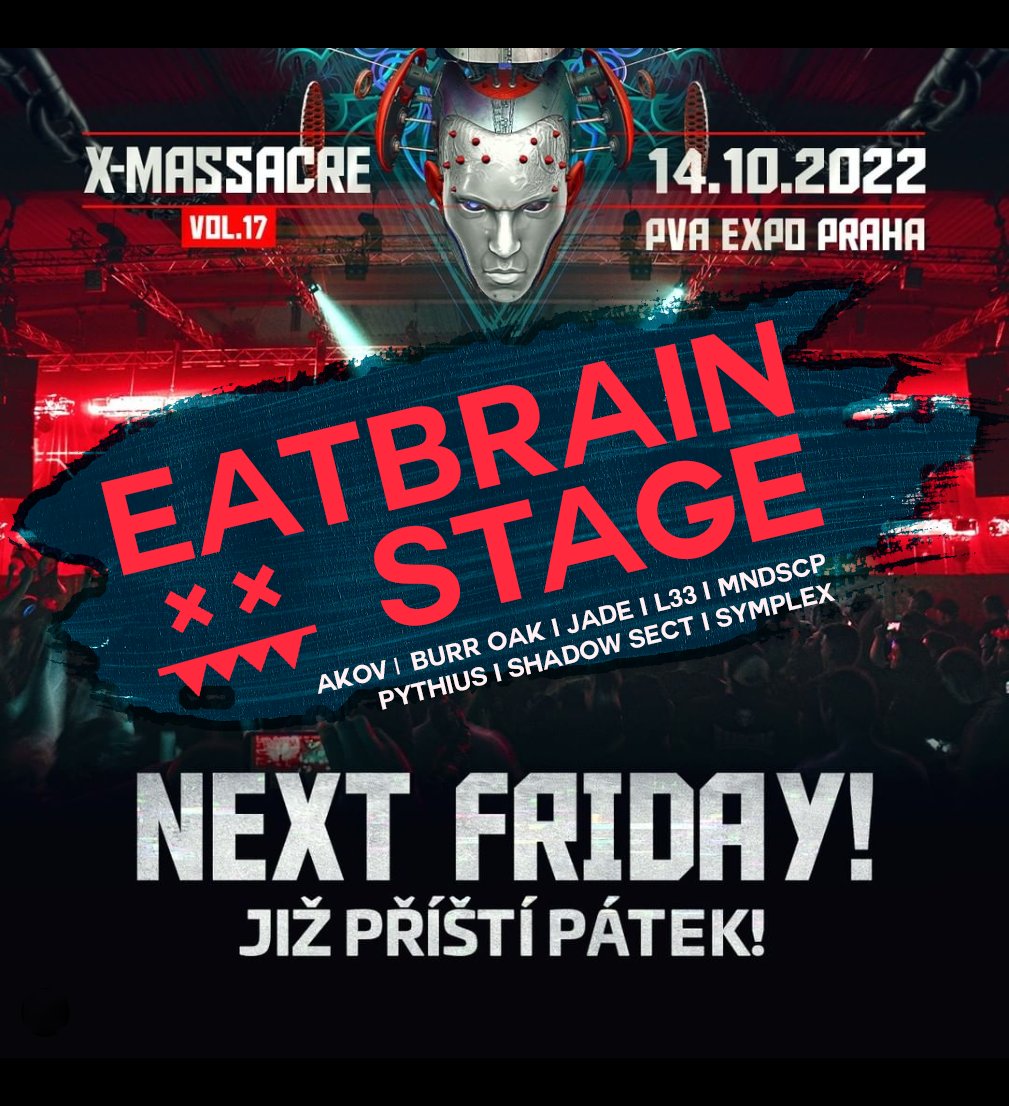EATBRAIN (@eatbrain_now) on Twitter photo Make the most out of every moment you spend at X-Massacre 2022 next Friday, this line-up on the #Eatbrain Stage will be one for the books!
<a href="/akovmusic/">Alexander Ushakov</a> <a href="/burroakmusic/">Burr Oak</a> <a href="/Jade_Eatbrain/">JADE_Eatbrain</a> <a href="/L33dnb/">L 33</a> <a href="/Mindscape_dnb/">Mindscape dnb</a> <a href="/Pythiusbreaks/">Pythius</a> <a href="/shadowsectmusic/">Shadow Sect</a> #Symplex
》 smarturl.it/XMass2022_Tick…
#dnb Make the most out of every moment you spend at X-Massacre 2022 next Friday, this line-up on the #Eatbrain Stage will be one for the books!
<a href="/akovmusic/">Alexander Ushakov</a> <a href="/burroakmusic/">Burr Oak</a> <a href="/Jade_Eatbrain/">JADE_Eatbrain</a> <a href="/L33dnb/">L 33</a> <a href="/Mindscape_dnb/">Mindscape dnb</a> <a href="/Pythiusbreaks/">Pythius</a> <a href="/shadowsectmusic/">Shadow Sect</a> #Symplex
》 smarturl.it/XMass2022_Tick…
#dnb