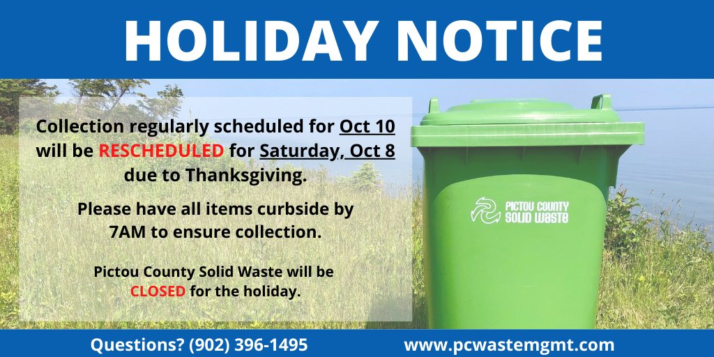 🚨 Holiday Collection Notice